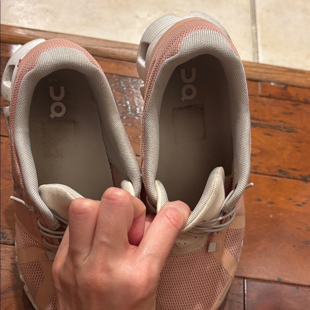 On Cloud 5 Shoes Size 6 Women’s Shell Rose Pink GUC - Picture 3 of 8